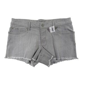 American Living Jeans Shorts Girls Size 16 Gray Frayed Stretch NWT